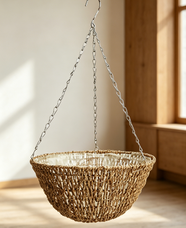 Woven Rope Hanging Basket - Image 2