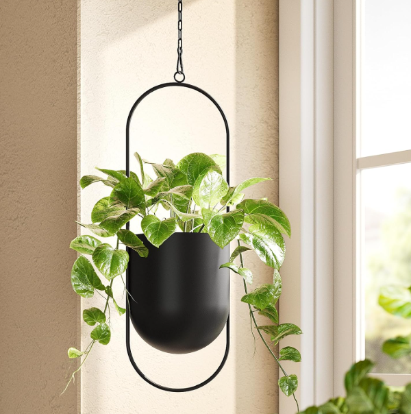 Metal Hanging Plant Pots with Chains